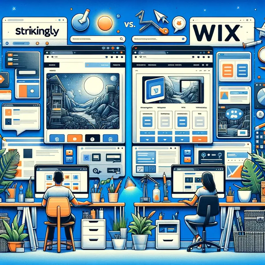 Strikingly ir „Wix Review“